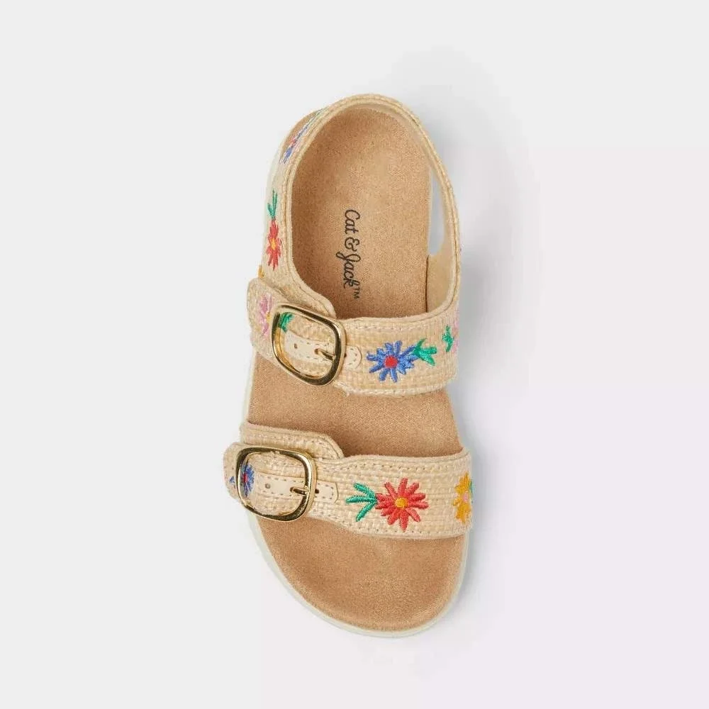Toddler Girl Sequerah Sandals by Cat & Jack Multicolor Size 6 New With Tags